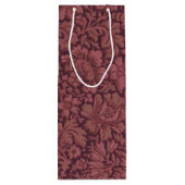  esthetiek over bloemenprint wijn cadeautas (Achterkant)