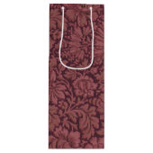  esthetiek over bloemenprint wijn cadeautas (Voorkant)