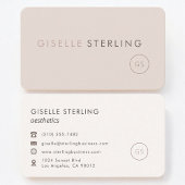 Esthetiek Vrouwelijk Professioneel Visitekaartje