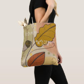 Esthetisch abstract ontwerp Herfst Tote Bag (Dichtbij)