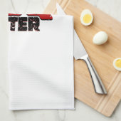 Esthetisch BBQ Master Design voor Grill Masters Theedoek (Quarter Fold)