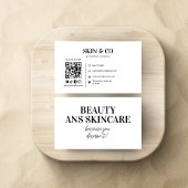Esthetisch Beauty Huidverzorgingssalon Minimalist Visitekaartje