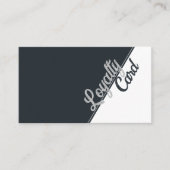 Esthetisch Beauty Salon Zwart Wit Grijs Klantenkaartje (Voorkant)