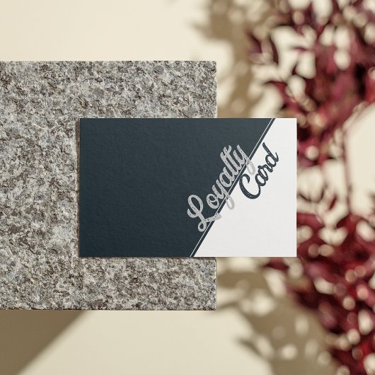 Esthetisch Beauty Salon Zwart Wit Grijs Klantenkaartje