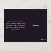 Esthetisch Birthday Lake Landscape Wenskaart Briefkaart (Achterkant)