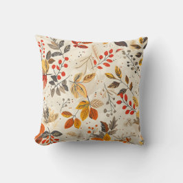 esthetisch bladpatroon kussen