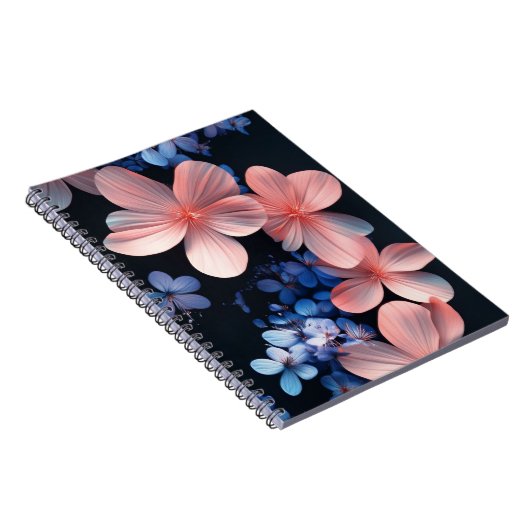 Esthetisch bloemenschriftboek notitieboek (Rechterzijde)