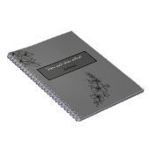 Esthetisch bloemenspiraal notitieboek (Rechterzijde)