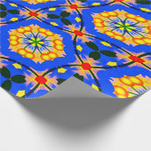 esthetisch bloemmotief cadeaupapier (Hoek)