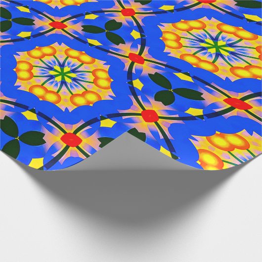 esthetisch bloemmotief cadeaupapier (Hoek)