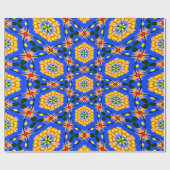 esthetisch bloemmotief cadeaupapier (Vlak)