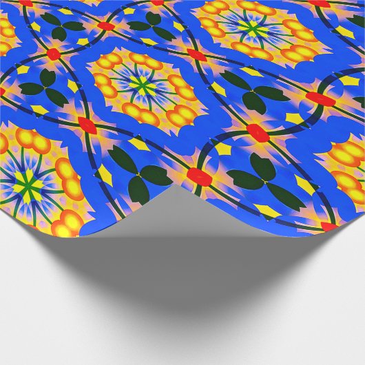 esthetisch bloemmotief cadeaupapier (Hoek)