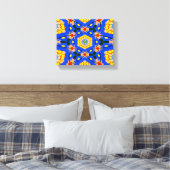 esthetisch bloemmotief canvas afdruk (Insitu (Slaapkamer))