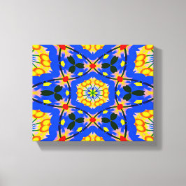 esthetisch bloemmotief canvas afdruk