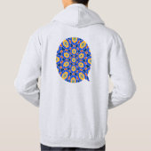 esthetisch bloemmotief hoodie (Achterkant)