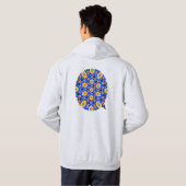 esthetisch bloemmotief hoodie (Achterkant volledig)