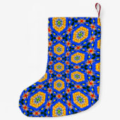 esthetisch bloemmotief kleine kerstsok (Achterkant)