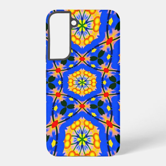 esthetisch bloemmotief samsung galaxy hoesje (Achterkant)