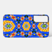 esthetisch bloemmotief samsung galaxy hoesje (Achterkant horizontaal)