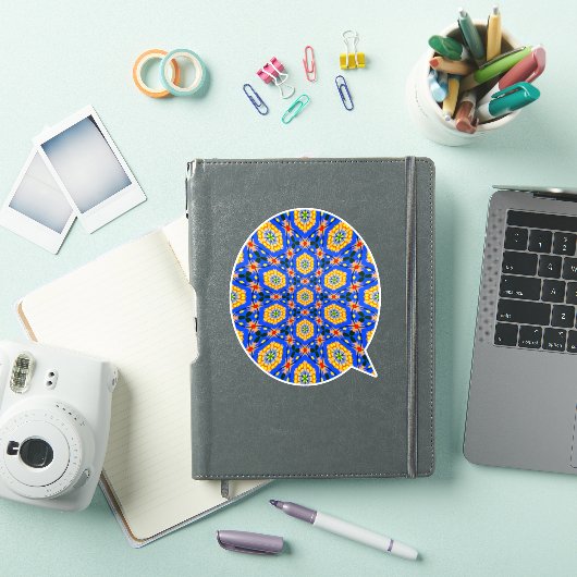 esthetisch bloemmotief sticker (iPad Cover)