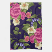 Esthetisch bloemmotief zonder naad theedoek (Verticaal)