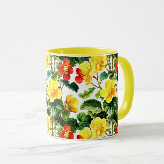 Esthetisch bloemontwerp mok (Voorkant rechts)