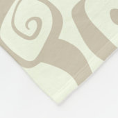 Esthetisch bloempatroon Worpdeken Fleece Deken (Hoek)