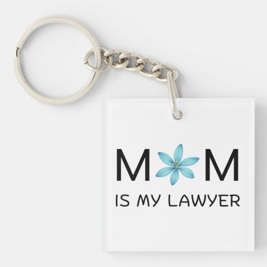 Esthetisch Botanisch Ontwerp vrouwen klassieke acr Sleutelhanger (voorkant)