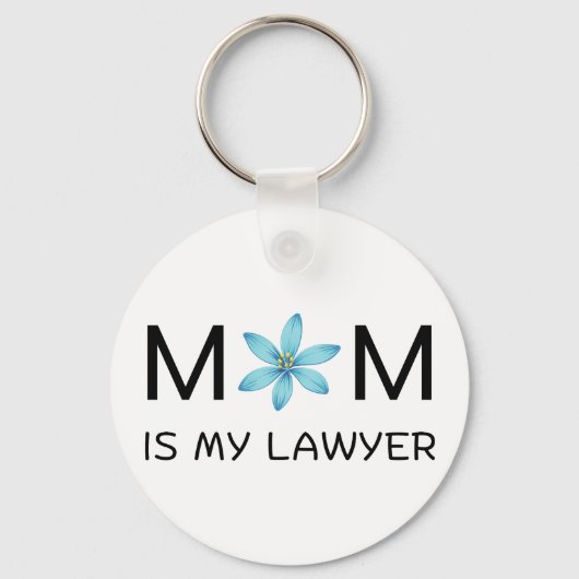 Esthetisch Botanisch Ontwerp vrouwen klassieker Sleutelhanger (Voorkant)