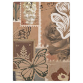  esthetisch bruin ontwerp klembord (Achterkant)