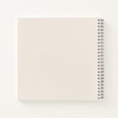 Esthetisch dagboek notitieboek (Achterkant)