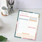 Esthetisch Dagelijks Te Doen Lijst Planner Niet ge Notitieblok