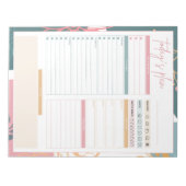 Esthetisch Dagelijks Te Doen Lijst Planner Niet ge Notitieblok (Voorkant)