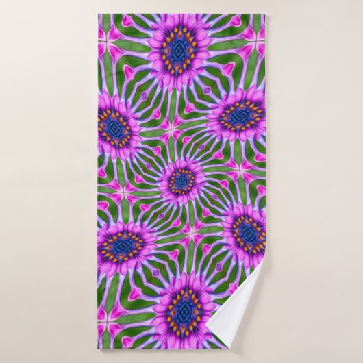 Esthetisch daisy-patroon badhanddoek (Badhanddoek)