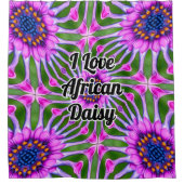 Esthetisch daisy-patroon douchegordijn (Voorkant)