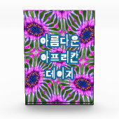 Esthetisch daisy-patroon fotoblokken (Voorkant)