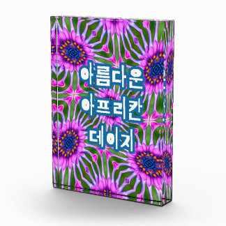 Esthetisch daisy-patroon fotoblokken