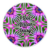 Esthetisch daisy-patroon keramische knop (Voorkant)