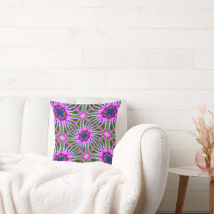 Esthetisch daisy-patroon kussen