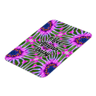 Esthetisch daisy-patroon magneet