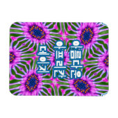 Esthetisch daisy-patroon magneet (Horizontaal)