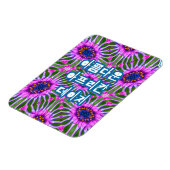 Esthetisch daisy-patroon magneet (Linkerzijde)