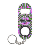 Esthetisch daisy-patroon mini flessenopener (Voorkant)
