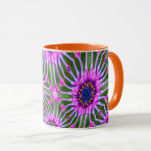 Esthetisch daisy-patroon mok (Voorkant rechts)