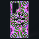 Esthetisch daisy-patroon samsung galaxy hoesje<br><div class="desc">Een leuk,  esthetisch patroon uit  roze African Daisy foto's.</div>