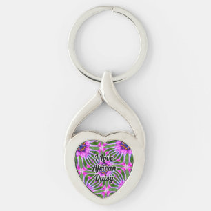 Esthetisch daisy-patroon sleutelhanger