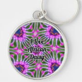 Esthetisch daisy-patroon sleutelhanger (Voorkant)