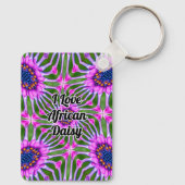 Esthetisch daisy-patroon sleutelhanger (Achterkant)