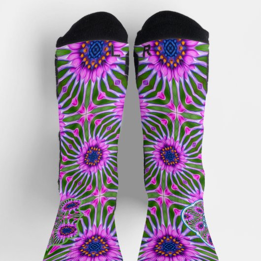 Esthetisch daisy-patroon sokken (Top)