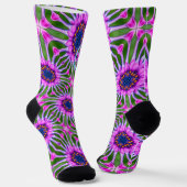 Esthetisch daisy-patroon sokken (Gebogen)